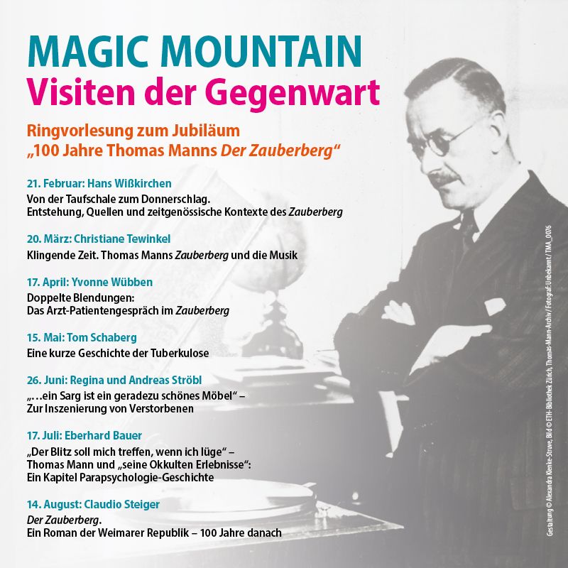 „Magic Mountain – Visiten der Gegenwart“. Yvonne Wübben: Doppelte Blendungen: Das Arzt-Patientengespräch im "Zauberberg"